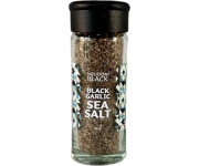 Black Garlic Sea Salt 80gm | Neudorf Black